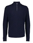 Lindbergh - Cabel Zip-Neck Knit - Poolpika lukuga džemprid - S