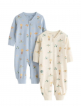 Lindex - 2-Pack Pyjamas With Allover Print - Pidžaama kombinesoonid - 86