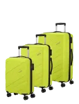 American Tourister - Jetdriver 3.0 3 Pc Set A Bright Lime - Piloodi- ja &auml;rikohvrid - ONE SIZE