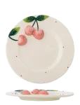 Bloomingville - Berrie Plate - V&auml;ikesed taldrikud - &Oslash; 20.5 CM