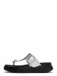 FitFlop - Gen-Ff Buckle Tumbled-Leather Toe-Post Sandals - Madalad sandaalid - 42