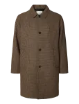Selected - Slmronnie Wool Blend Car Coat Noos - Villased mantlid - L