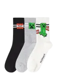 Lindex - 3-Pack Minecraft Socks - Sokid - 34/36