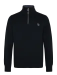 PS Paul Smith - Mens Ls Reg Fit Half Zip Top Zebra - Poolpika lukuga džemprid - XXL