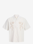 Jack & Jones - Joratocha Embroidery Shirt Ss - Vabaaja s&auml;rgid - L