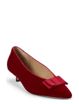 Lauren Ralph Lauren - Francesca Bow-Trim Velvet Pump - Kontsakingad - 36