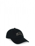 Ganni - Slate Cotton Baseball Cap - Nokam&uuml;tsid - ONE SIZE