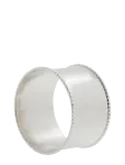 Lene Bjerre - Sigrid Napkin Ring 4.5X4.5X3 Cm. Silver - Salvr&auml;tikur&otilde;ngad ja -hoidjad - 4.5X 3X 4.5CM