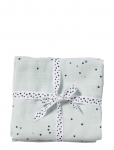 Done By Deer - Swaddle 2-Pack Dreamy Dots Blue - Musliintekid - 120X 120CM