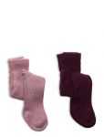 Minymo - Wool Stocking - Rib 2-Pack - Sukkp&uuml;ksid - 140-146