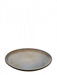 Aida - Raw Metallic Brown - Dessert Tallerken 1 Stk 20 Cm - Praetaldrikud - ONE SIZE