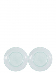 House Doctor - Plate, Hdrain, Aqua - V&auml;ikesed taldrikud - &Oslash; 27 cm