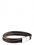 Edd. - Leather Bracelet Double Rope - K&auml;ev&otilde;rud - S 18