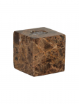 OYOY Living Design - Savi Square Marble Candleholder - Low - K&uuml;&uuml;nlajalad - H5CM