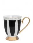 Hilke Collection - Mug- Strisce Nero - Teetassid - 28 CL