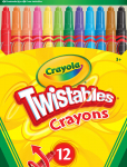 Crayola - Crayola 12 Twistable Crayons - V&auml;rvilised pliiatsid - ONE SIZE