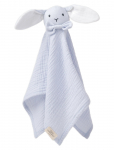 Teddykompaniet - Diinglisar, Blankie, Rabbit, Muslin, Baby Blue - Kaisutekid - 40X40CM