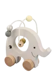 JaBaDaBaDo - Pull Elephant With Abacus Silver - T&otilde;mmatavad m&auml;nguasjad - ONE SIZE