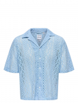 ONLY & SONS - Onsnovak Rlx Resort Ss Lace Shirt - L&uuml;hikeste varrukatega s&auml;rgid - L