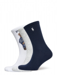 Polo Ralph Lauren - Cotton-Americana Be-Crw-3Pk - Tavalised sokid - ONE SIZE