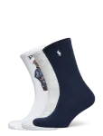 Polo Ralph Lauren - Cotton-Americana Be-Crw-3Pk - Tavalised sokid - ONE SIZE