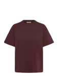 Weekday - Relaxed Boxy Cotton T-Shirt - L&uuml;hikeste varrukatega - XXS