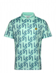 Lyle & Scott Sport - Ls Monogram Printed Polo Shirt - Spordi l&uuml;hikeste varrukatega polos&auml;rgid - L