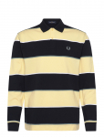 Fred Perry - Hw Jersey Striped Polo Shirt - Pikkade varrukatega - XL