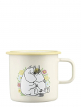Muurla - Moomin Enamel Mug Flowers 5,5Dl - Kohvitassid - 55 CL