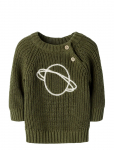 Lil'Atelier - Nbmemlen Emb Ls Knit Lil - Pulloverid - 56