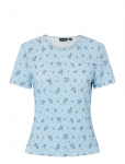 Pieces - Pcflora Ss O-Neck Top Jrs Noos Bc - L&uuml;hikeste varrukatega - L