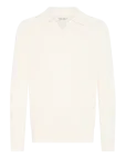 Casual Friday - Cfnordin Ls Ribbed Polo Knit - Pikkade varrukatega kootud polos&auml;rgid - XXXL