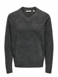 ONLY & SONS - Onsmove Rlx Brushed V-Neck Knit - V-kaelusega - XXL
