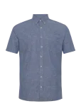 Lindbergh - Cotton/Linen Shirt S/S - L&uuml;hikeste varrukatega s&auml;rgid - XXXL