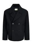 Jack & Jones - Jprbluasher Wool Blend Peacoat - Villased mantlid - L