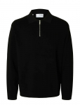 Selected - Slmteller Fn Half Zip Polo Noos - Pikkade varrukatega kootud polos&auml;rgid - XL