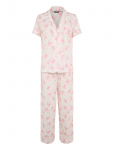 Lauren Ralph Lauren Homewear - Lrl S/S Notch Collar Ankle Pant Pj - Pidžaamad (komplektid) - S