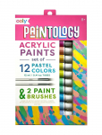 Ooly - Acrylic Paint Set - Paintology - Pastel - V&auml;rvid - ONE SIZE