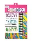 Ooly - Acrylic Paint Set - Paintology - Pastel - V&auml;rvid - ONE SIZE