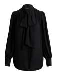Lauren Ralph Lauren - Georgette Tie-Neck Blouse - Pikkade varrukatega - L