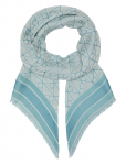 Calvin Klein - Emblem Aop Jacquard Square Scarf - Kerged sallid - ONE SIZE