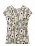 Calvin Klein - Printed Matte Satin Sheath Top - L&uuml;hikeste varrukatega - XS