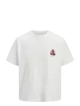 Jack & Jones - Jormaine Back Tee Ss Crew Neck Sn - L&uuml;hikeste varrukatega - XS