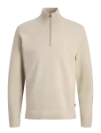 Jack & Jones - Jprblamilano Spring Knit Half Zip - Poolpika lukuga džemprid - L