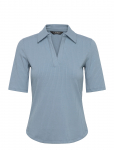 Lauren Ralph Lauren - Rib-Knit Elbow-Sleeve Polo Tee - Polod - XL