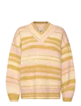 Monki - Oversized Knitted V-Neck Sweater - Džemprid - XS