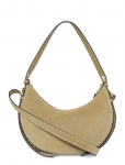 Tory Burch - Romy Suede Pick Stitch Half Moon Bag - &Otilde;lakotid - ONE SIZE