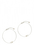 My Jewellery - Bracelet Besties 2 Hearts - K&auml;eketid - ONE SIZE