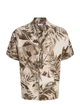 Jack & Jones - Jjejeff Resort Aop Shirt S/S Ln - Vabaaja s&auml;rgid - XXL