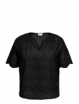 ONLY Carmakoma - Carkajsa Ss V-Neck Top Wvn - L&uuml;hikeste varrukatega - 54